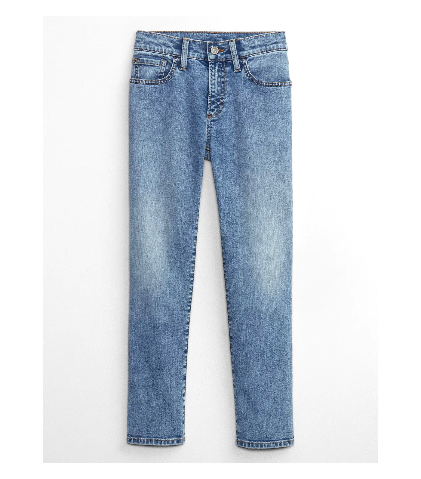 Kids Original Straight Jeans With Washwell Light Wash