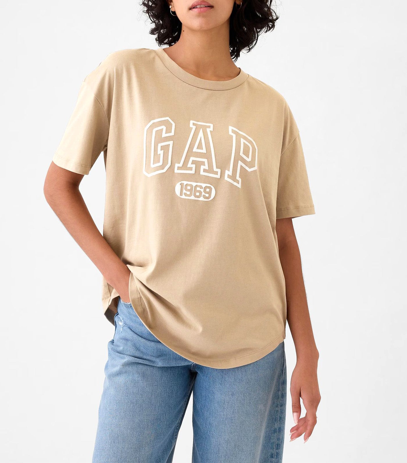 Organic Cotton Logo T-Shirt Khaki