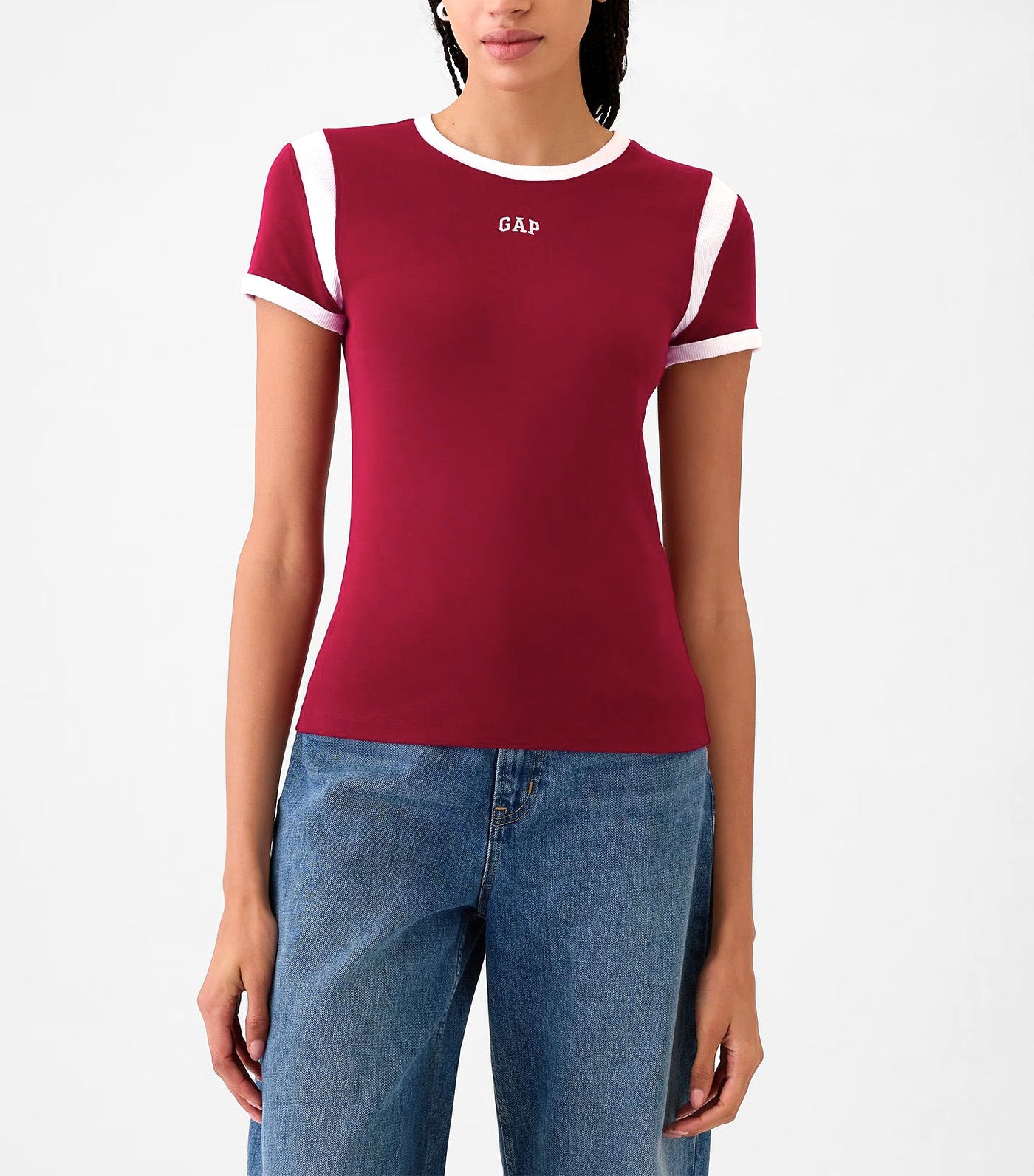 Mini Logo T-Shirt Beet Red 19-2030 TCX