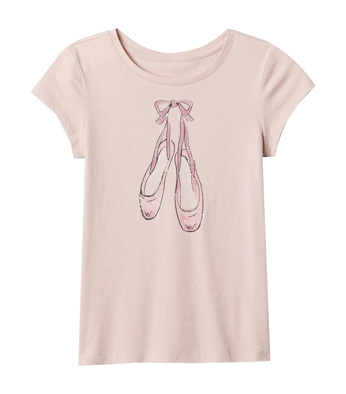 Graphic T-Shirt Ballet Slipper