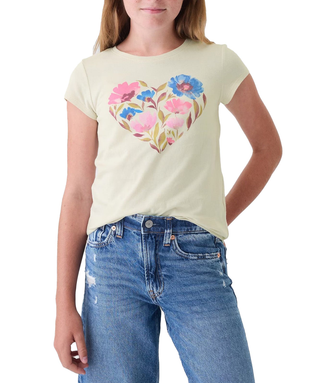 Graphic T-Shirt Geo Heart