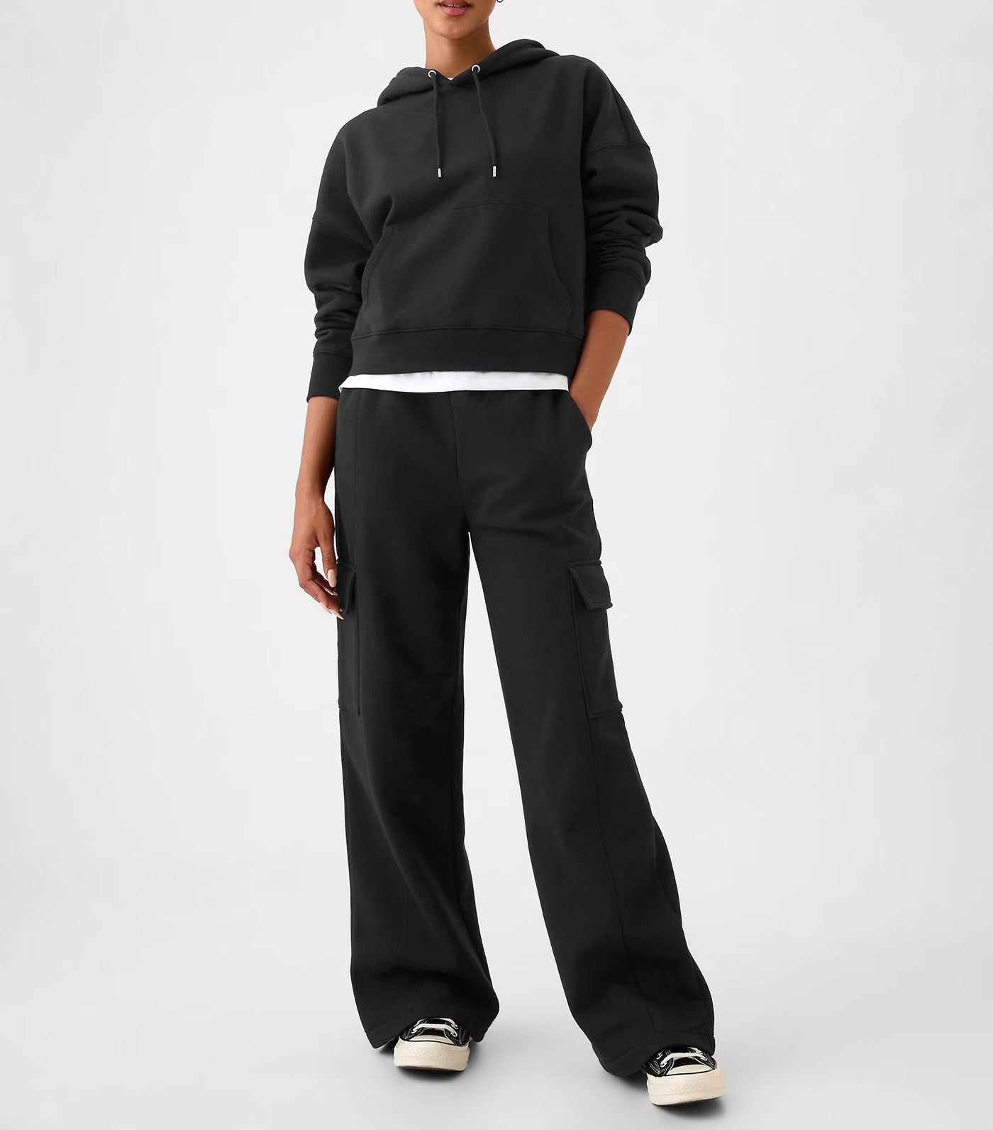 Vintage Soft Cargo Sweatpants True Black V2