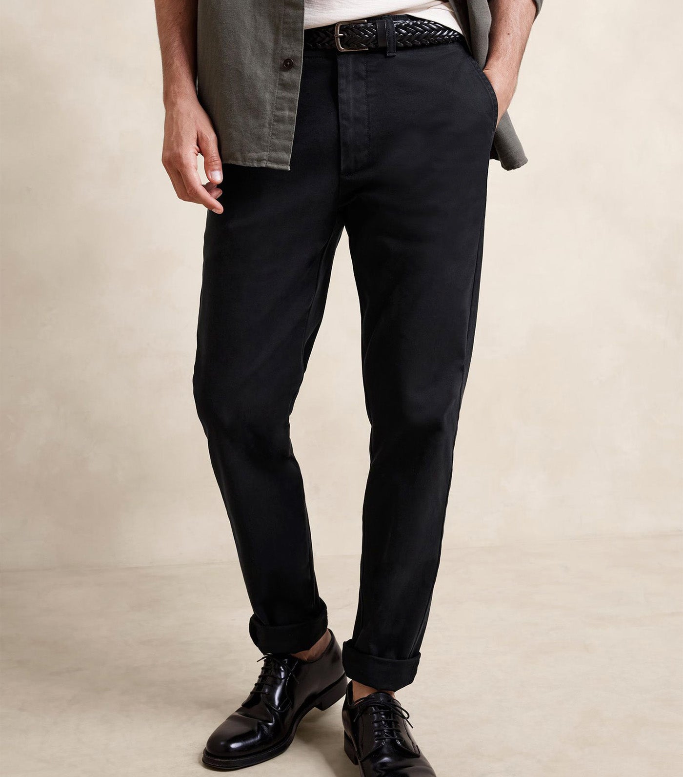 Slim Authentic-Stretch Chino Black