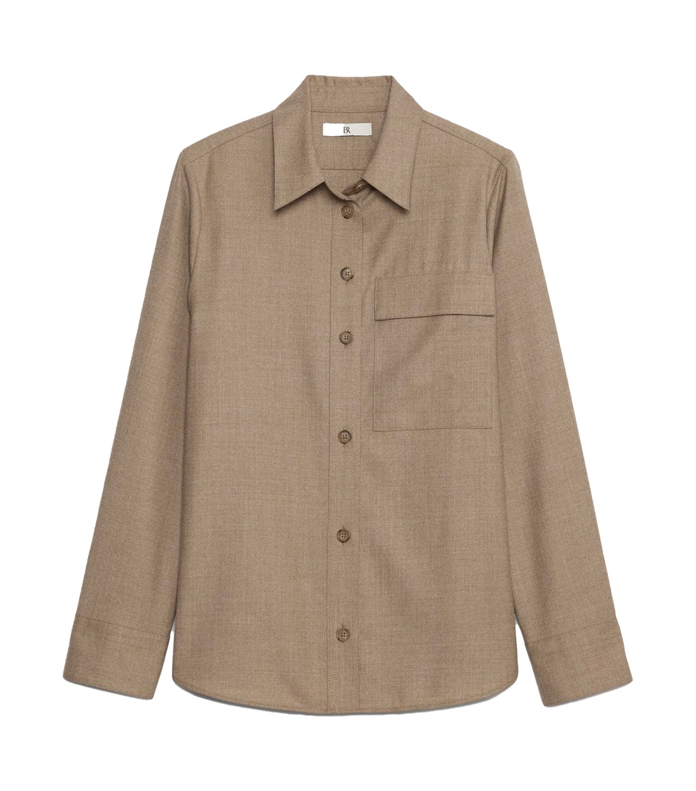 The Perfect Flannel Shirt Beige