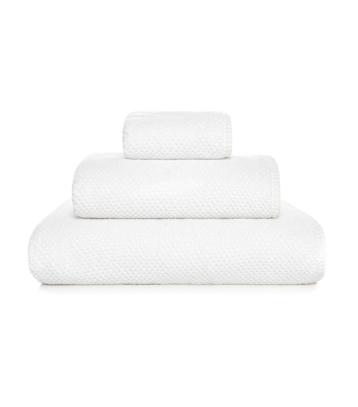 Bee Waffle Towels White