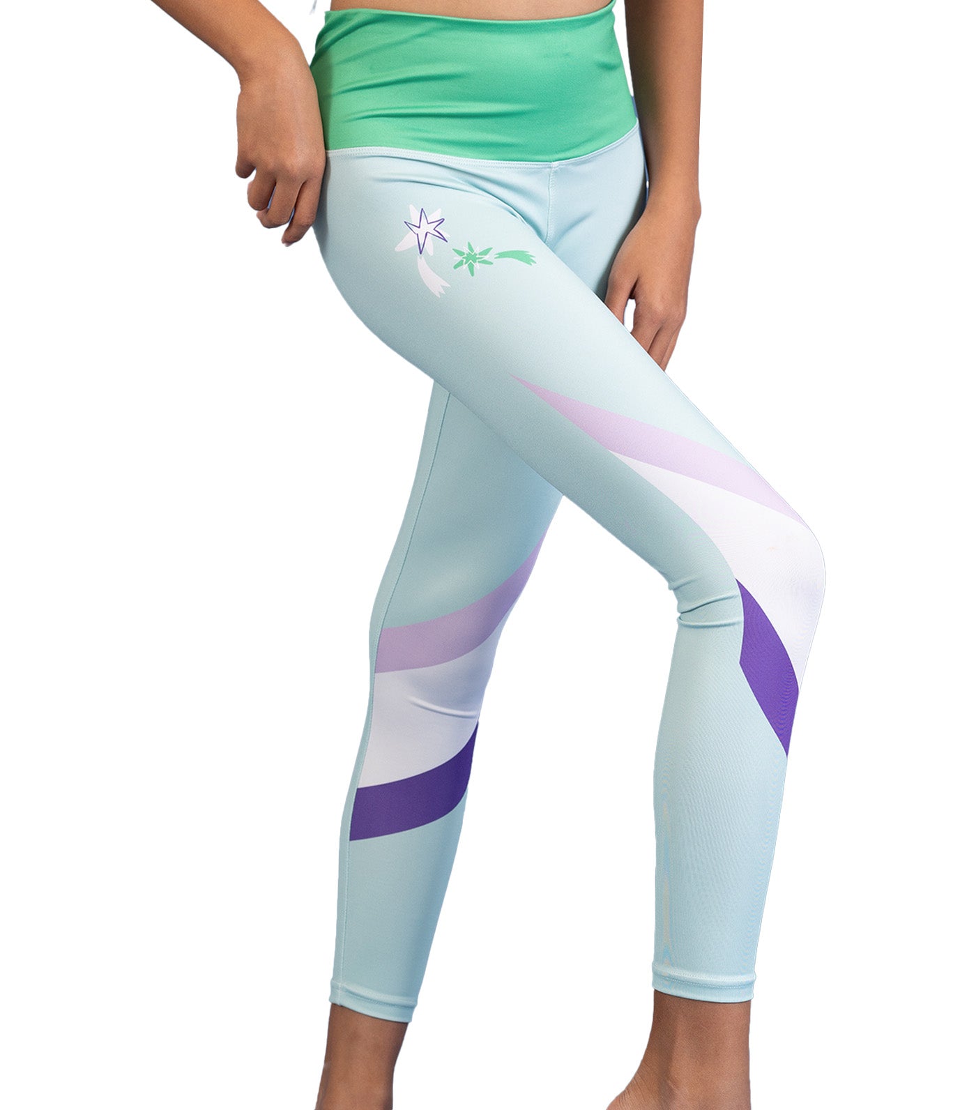 Fresh Shooting Star Leggings Green