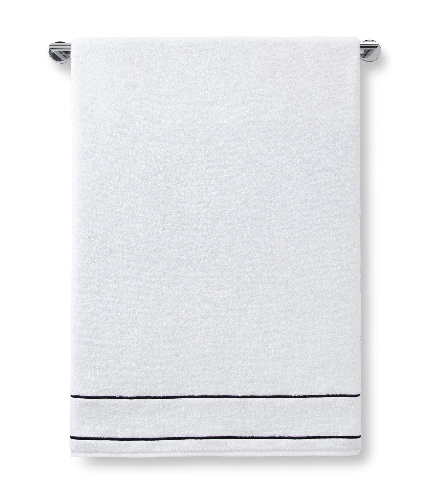 Newbury Towels White/Black