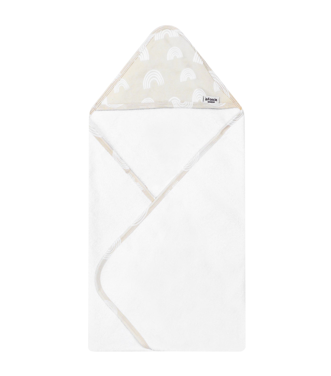 2 Pieces Bamboo Hooded Towel 75cm