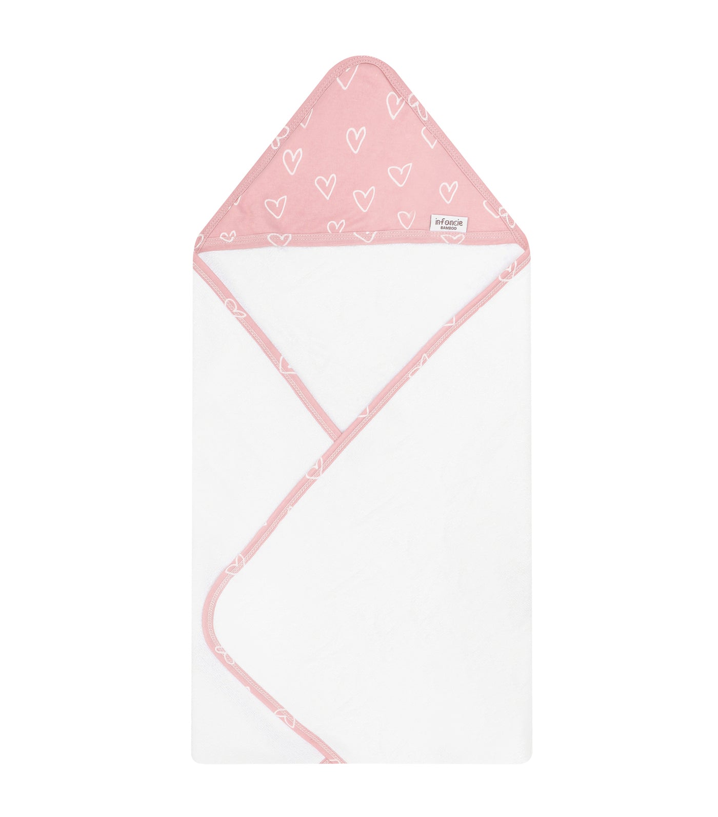 2 Pieces Bamboo Hooded Towel 75cm