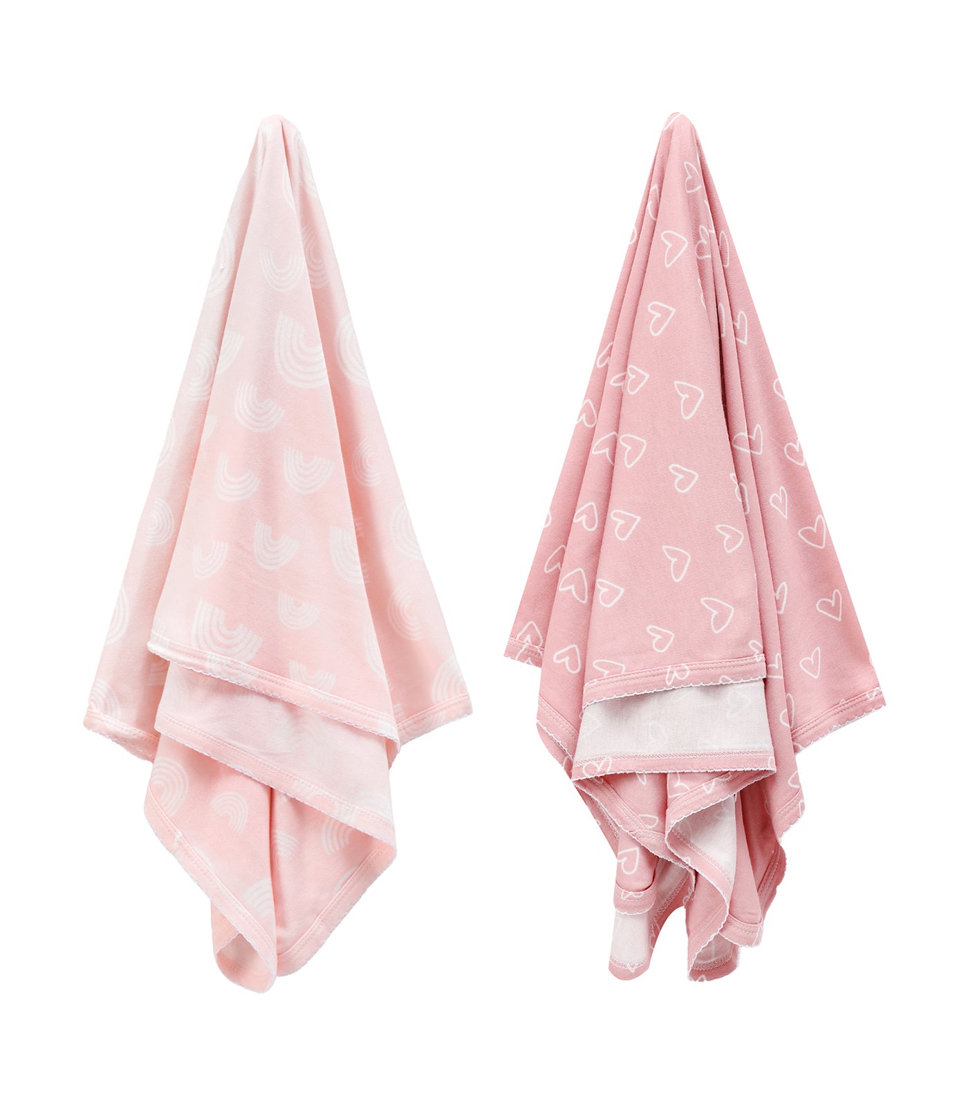 2-Piece Bamboo Jersey Wrap Pink