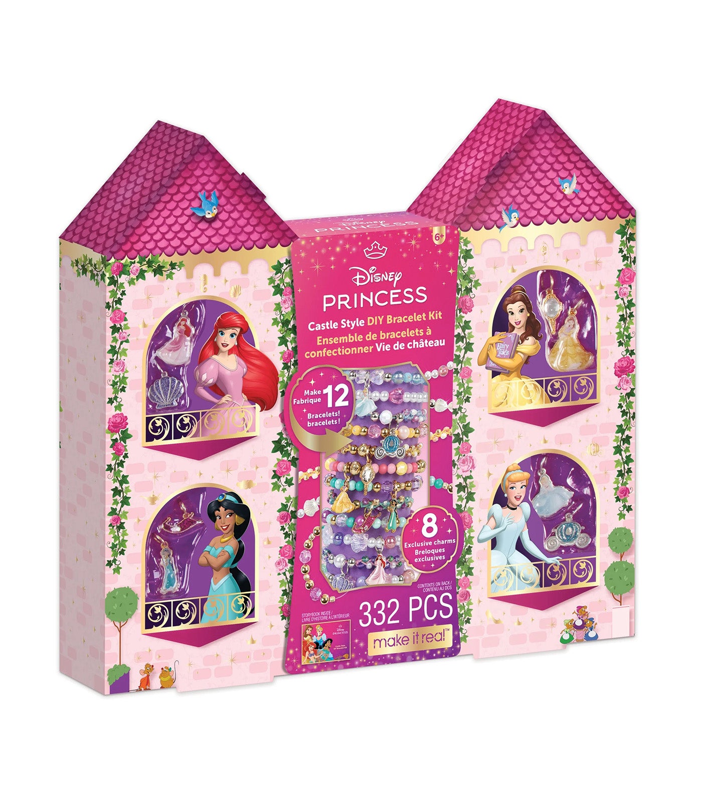 Disney Princess Castle Style DIY Bracelet Kit