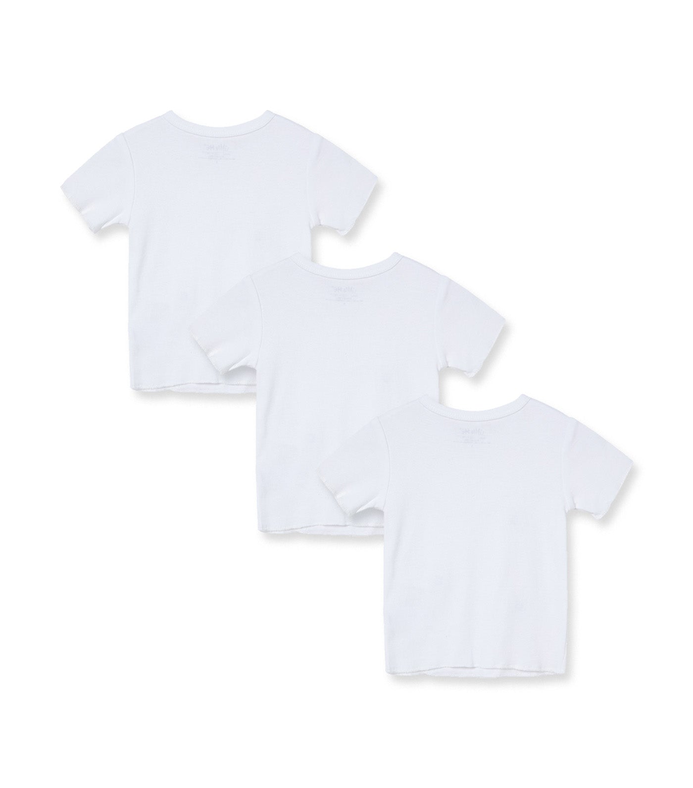 Snap Side Tee Shirt White