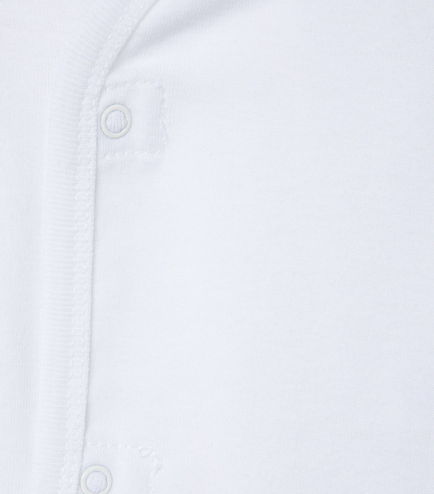 Snap Side Tee Shirt White