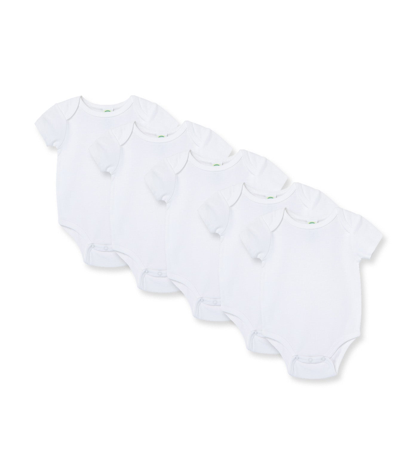 White 5-pack Bodysuit