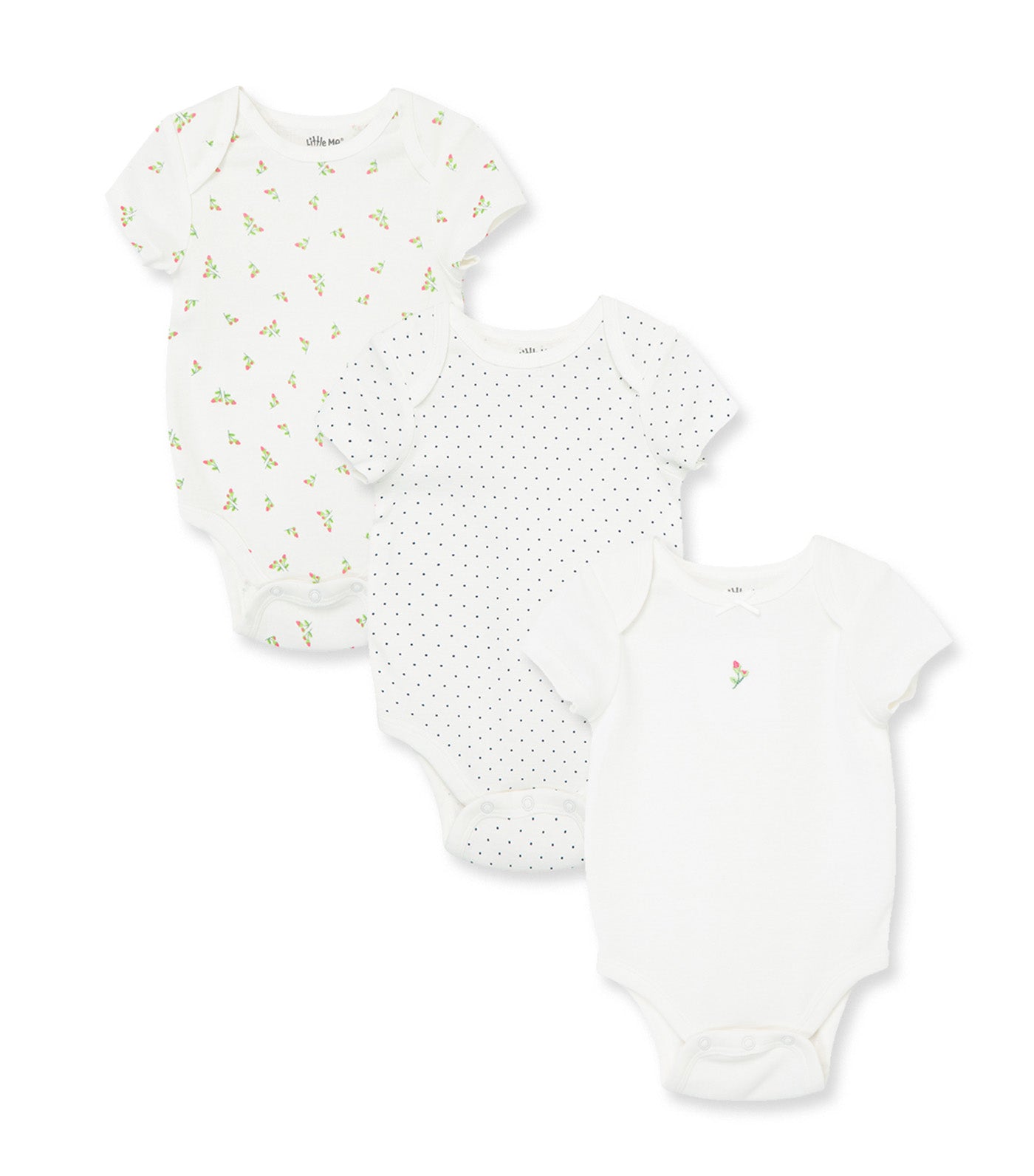 Rosebud Bodysuits 3-Pack