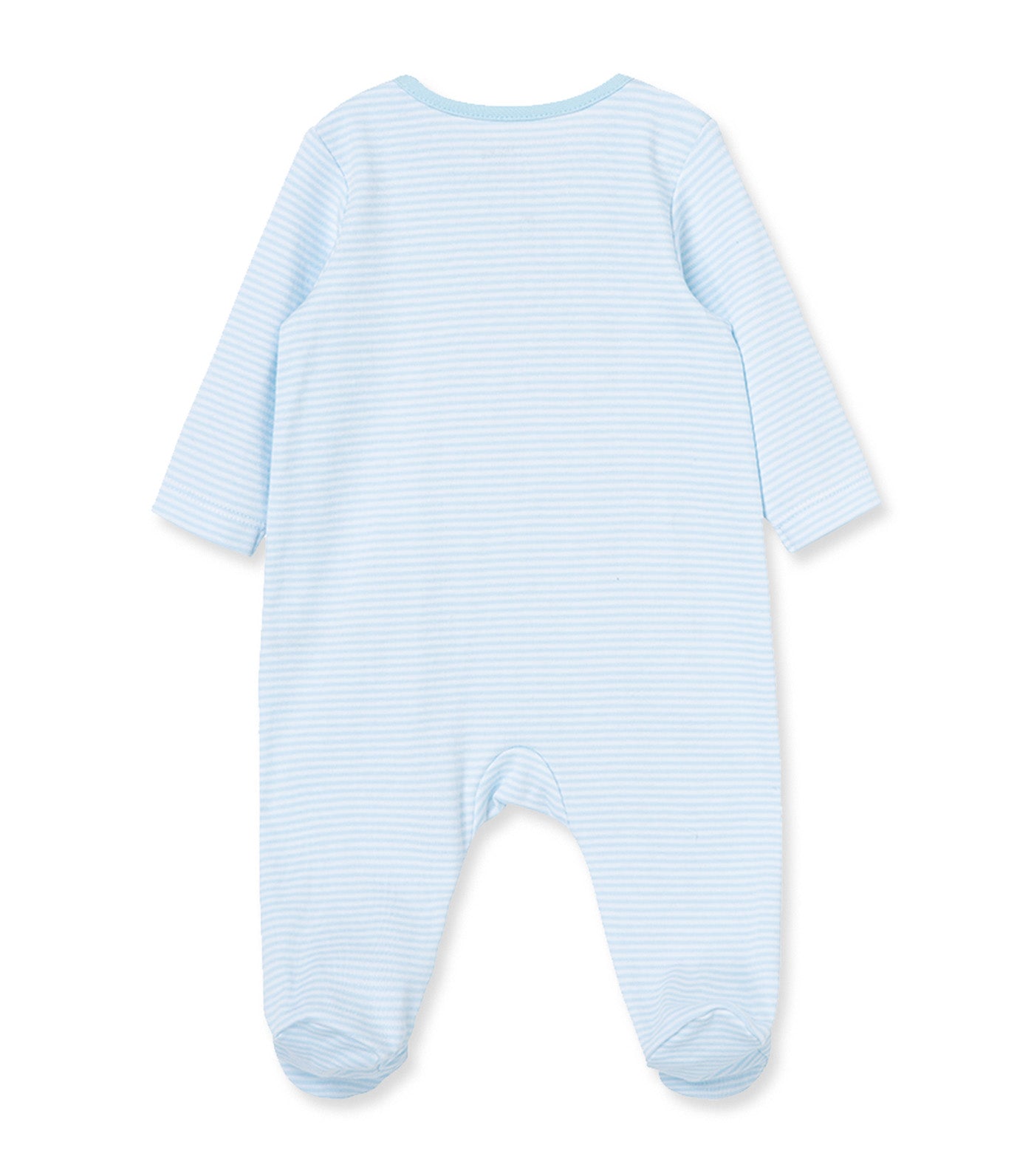 Boy Thank Heavens Footie White/Light Blue