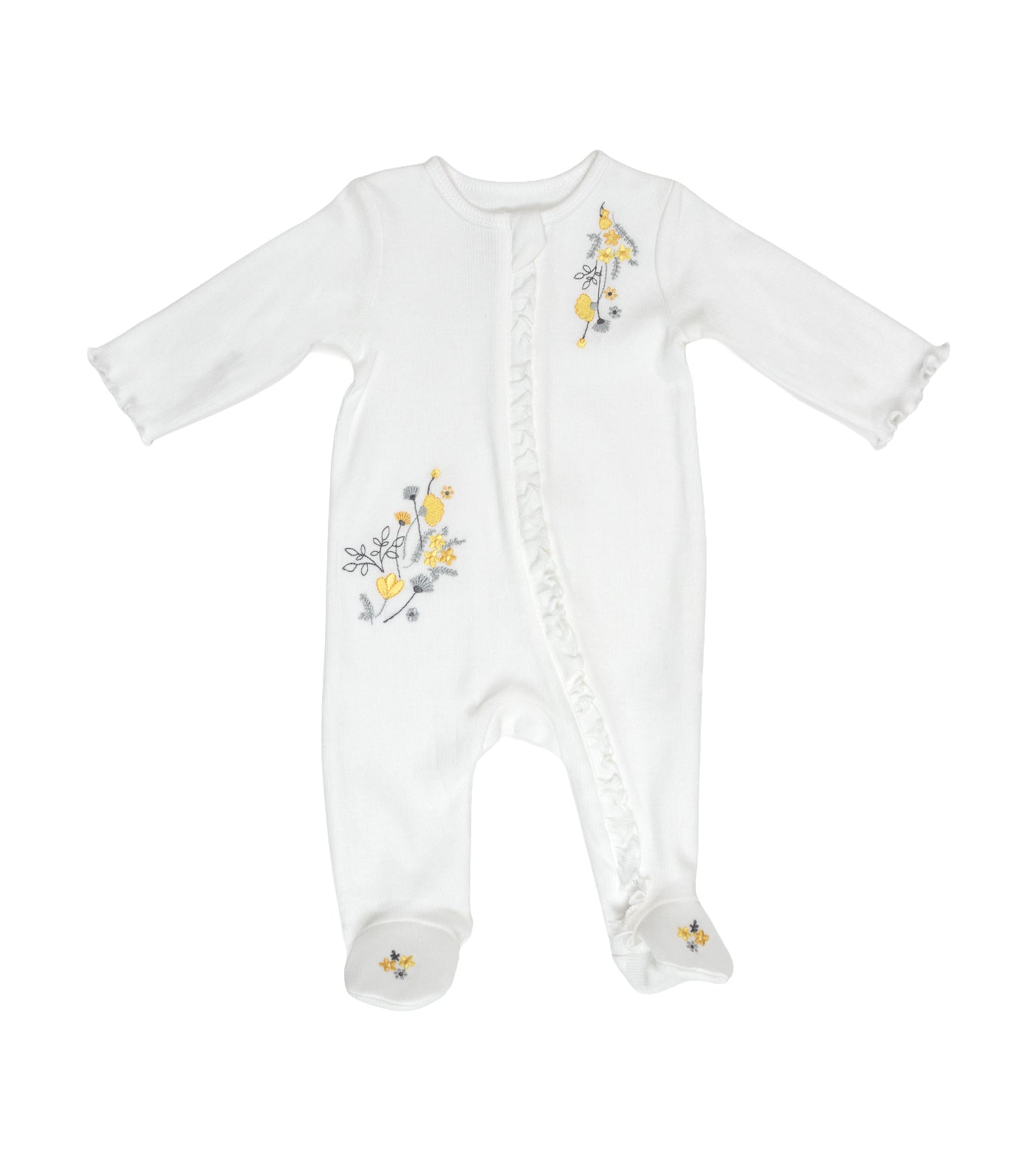 Primrose Footie Ivory