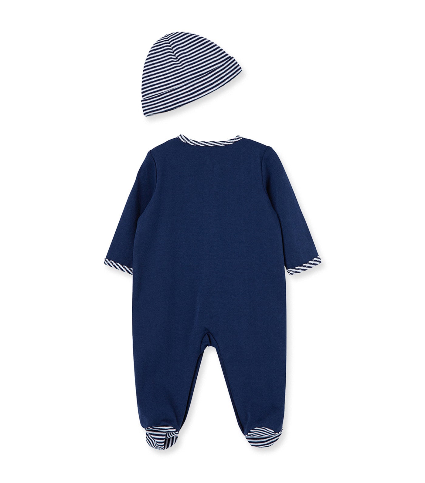 Sailboats Footie-Hat Navy