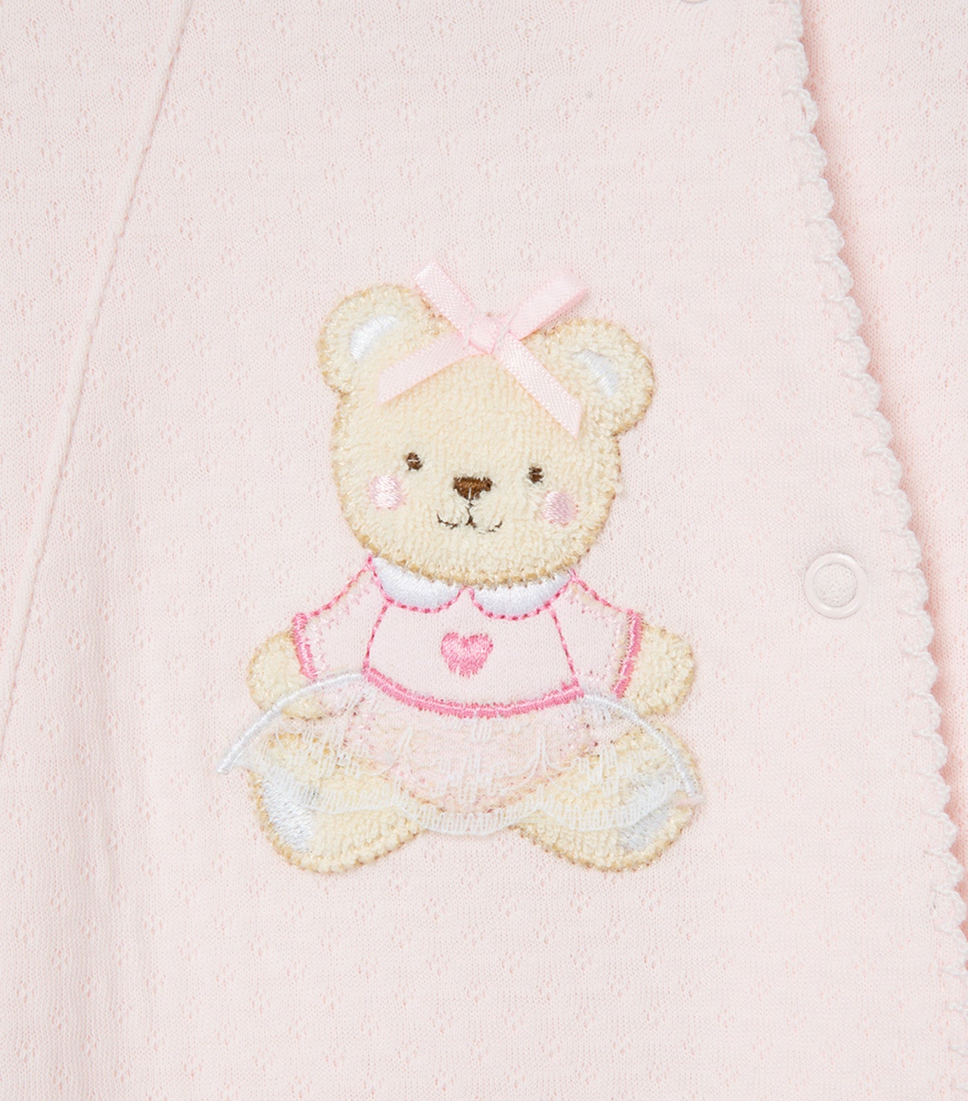 Sweet Bear Footie Light Pink