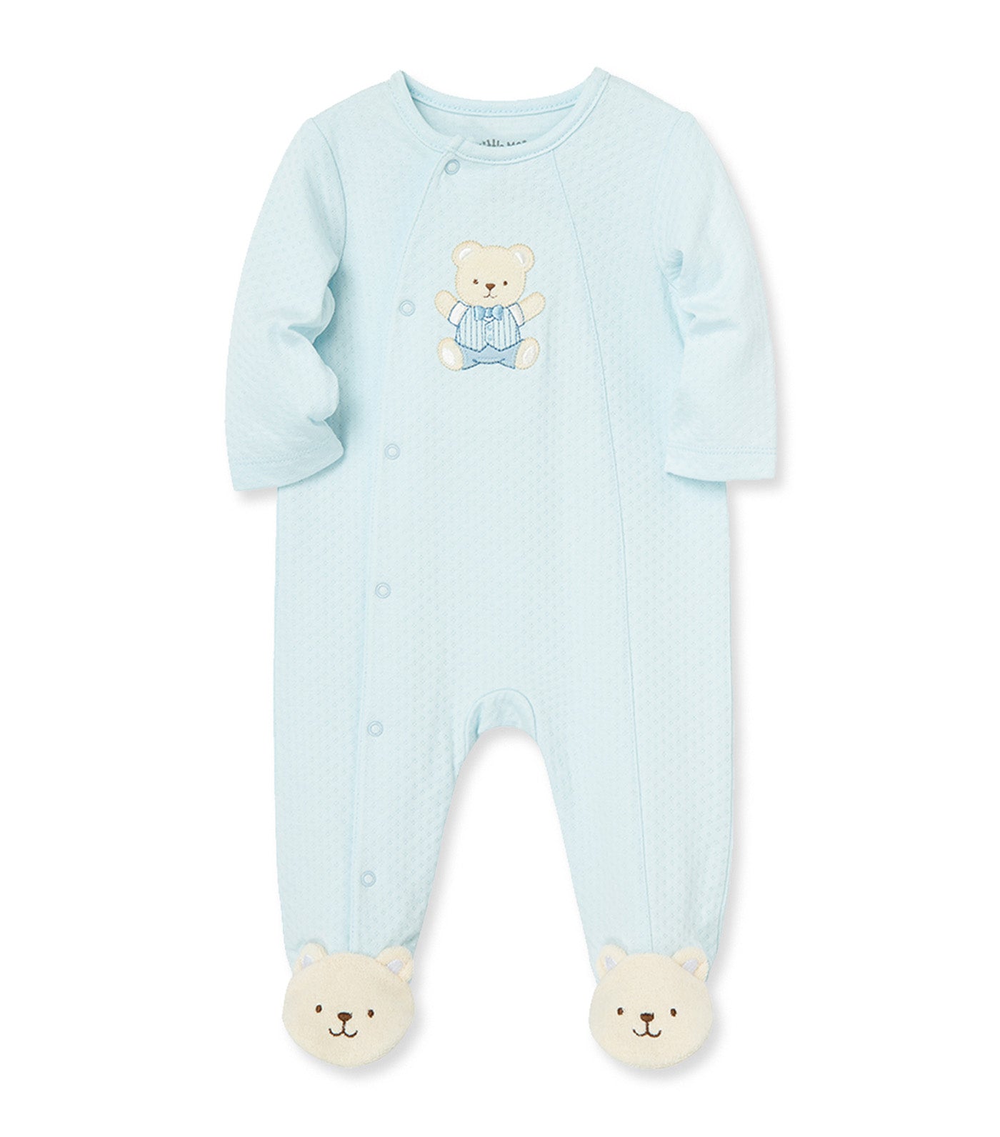 Cute Bear Footie Light Blue