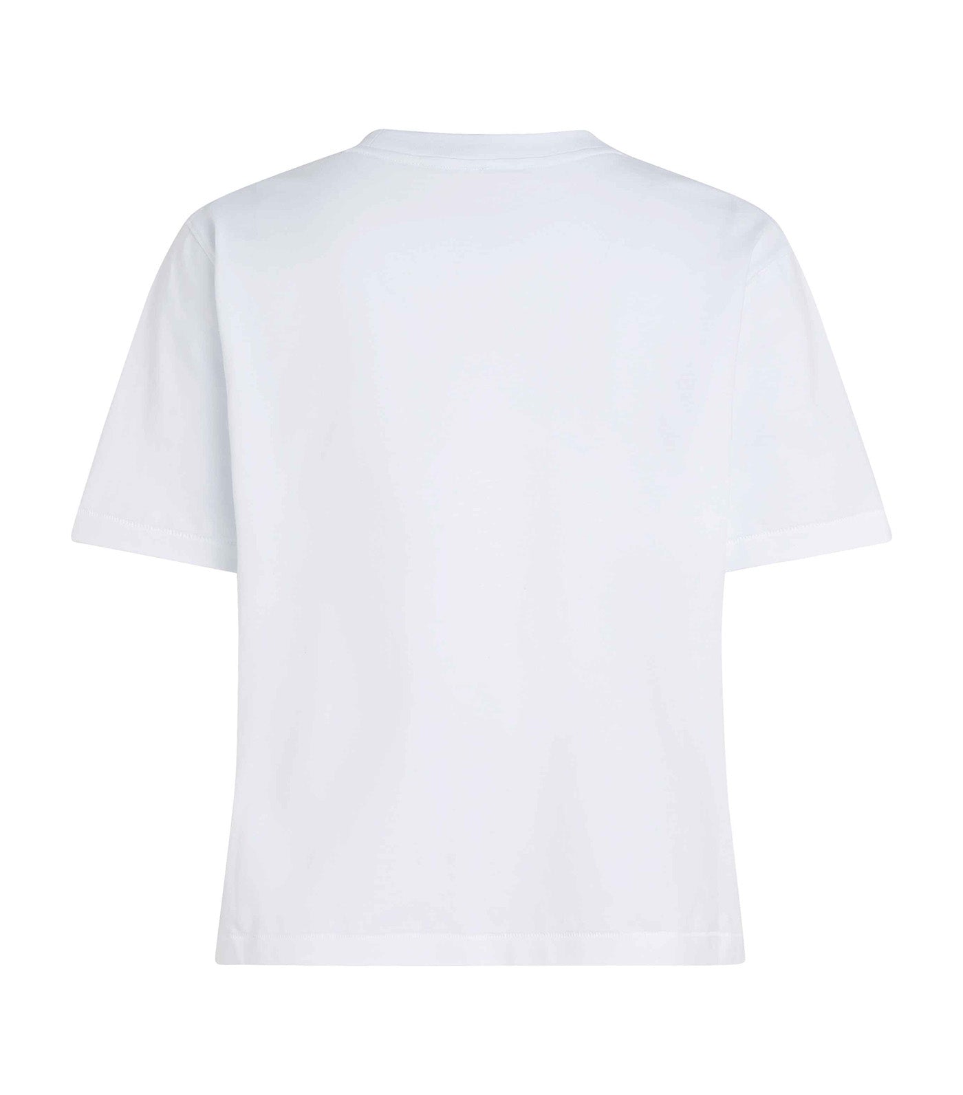 Women's Modern Relaxed Flag Crew-Neck Tee The Optic White