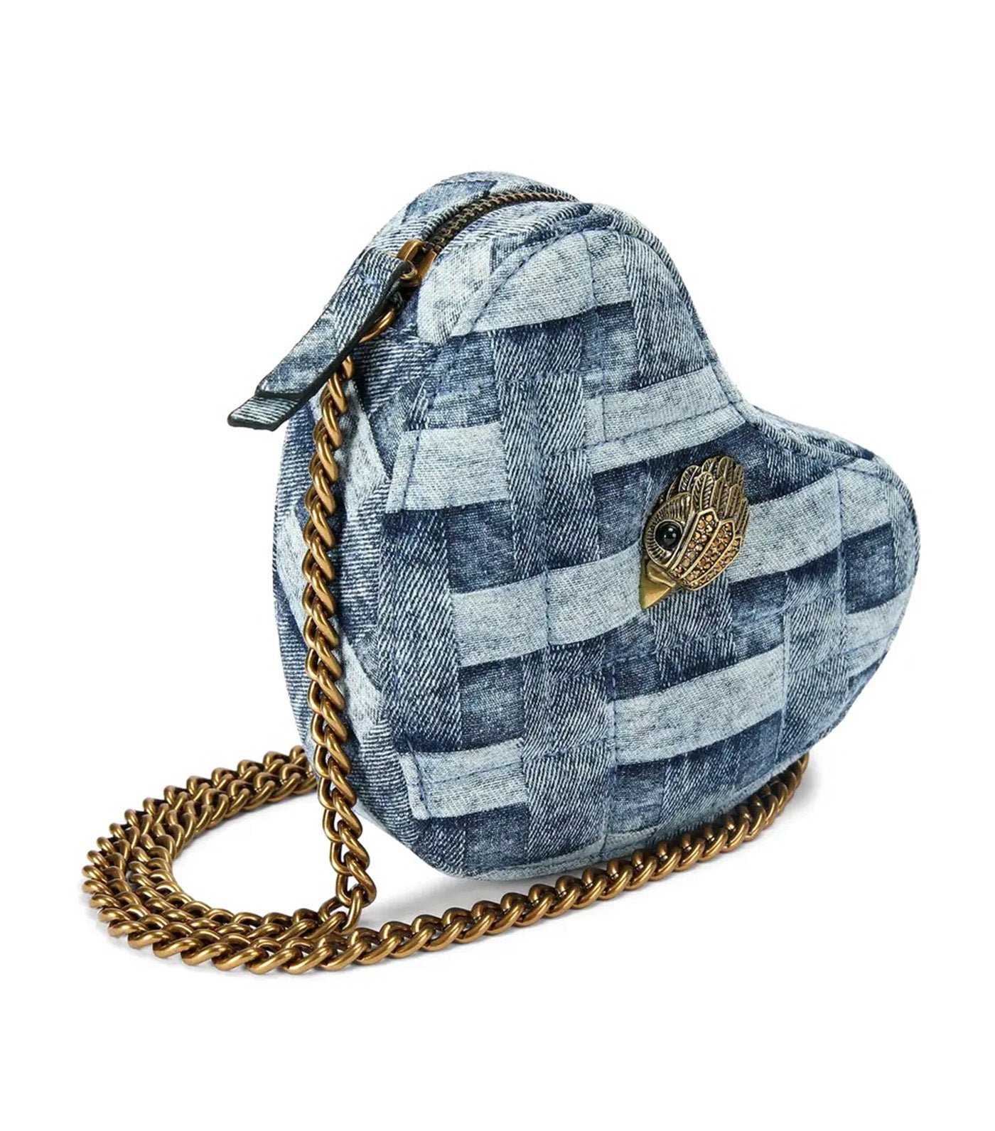 Kensington Heart Crossbody Denim