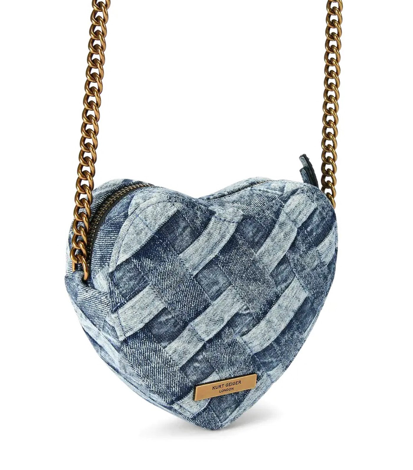 Kensington Heart Crossbody Denim