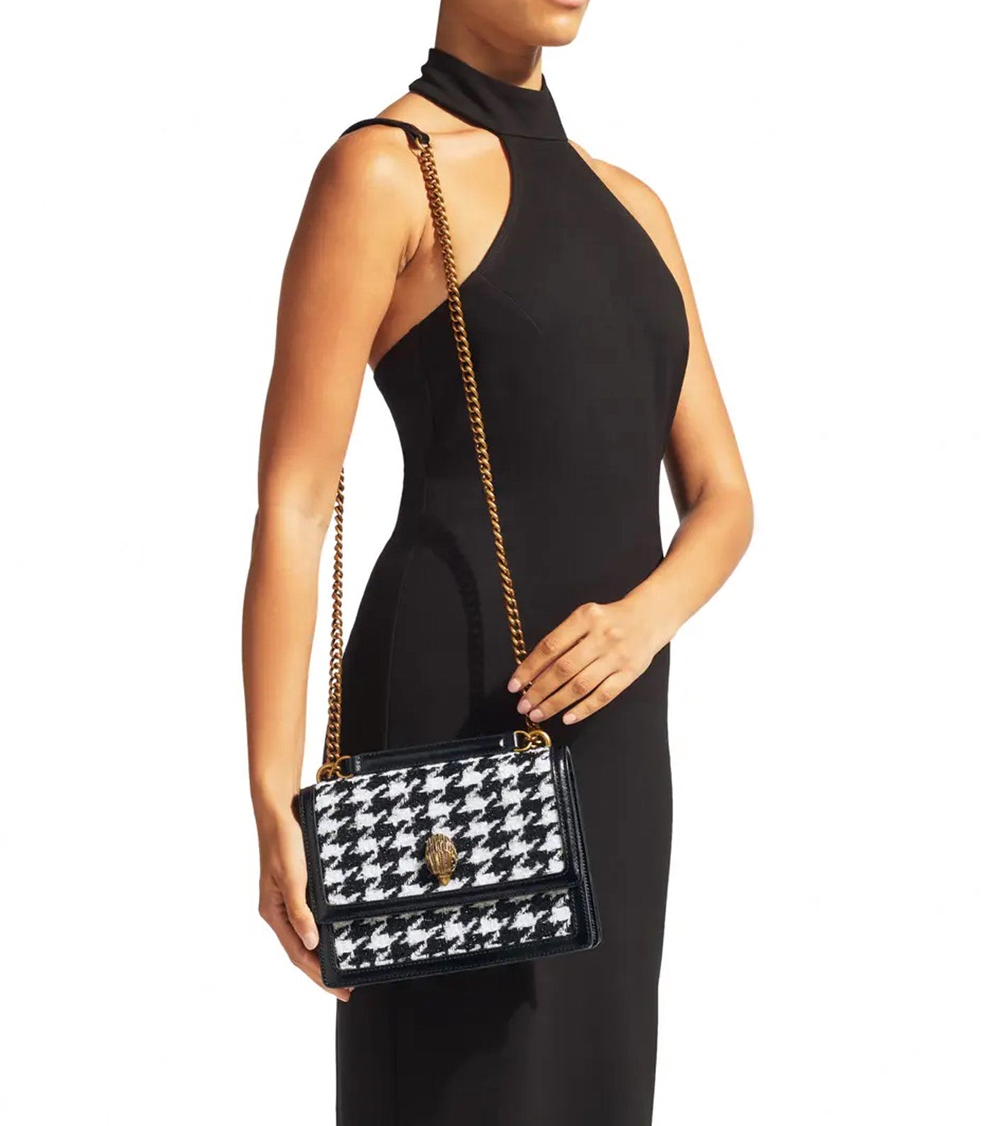 Shoreditch Crossbody Bag Black/White