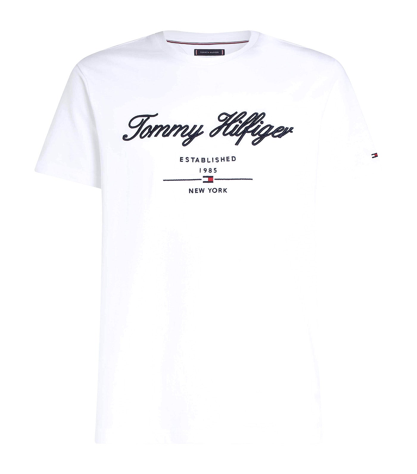 Men's Script Logo Tee White