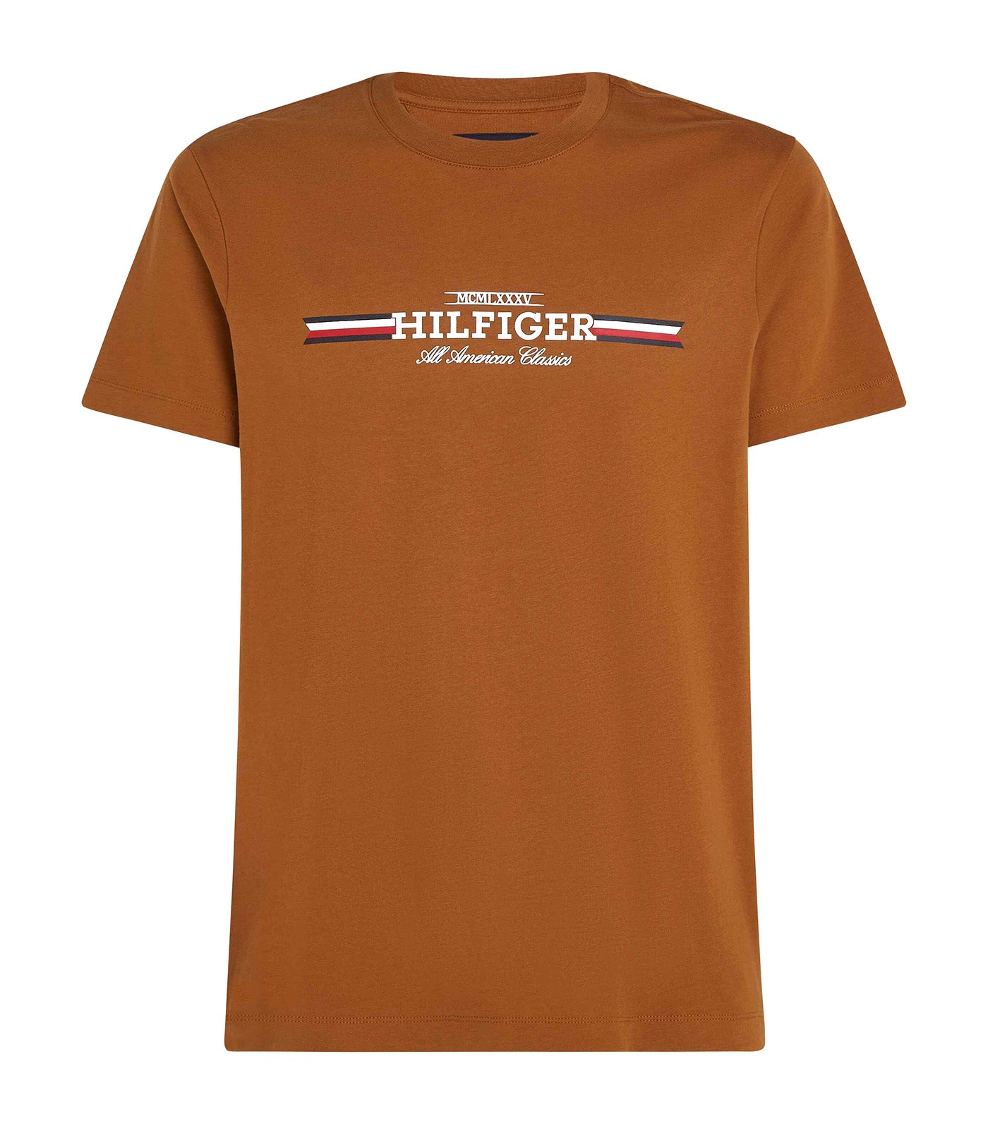 Men's Hilfiger Chest Stripe Tee Country Brown