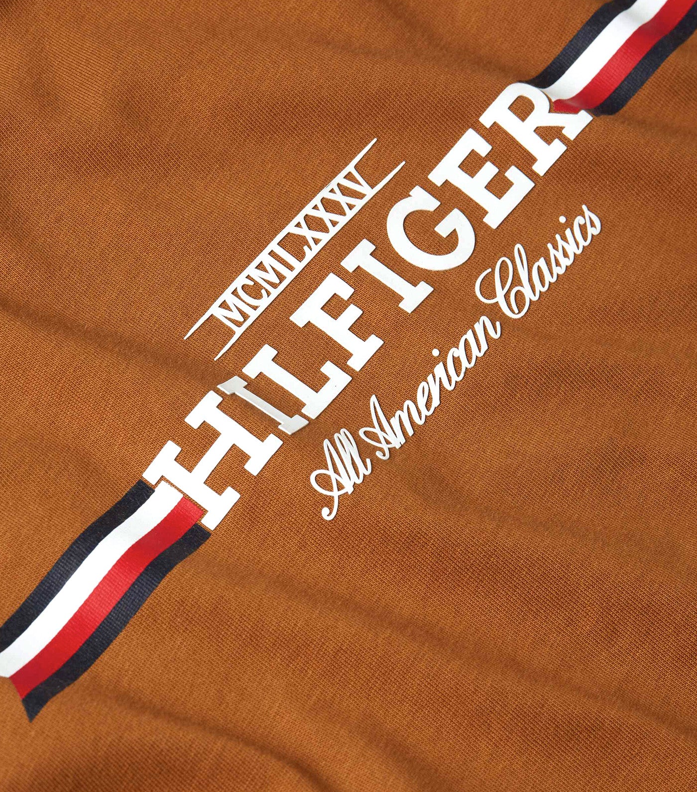 Men's Hilfiger Chest Stripe Tee Country Brown