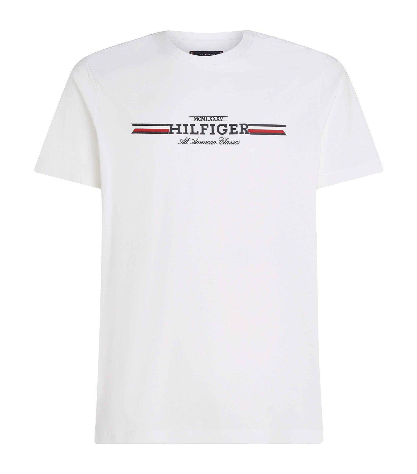 Men's Hilfiger Chest Stripe Tee White