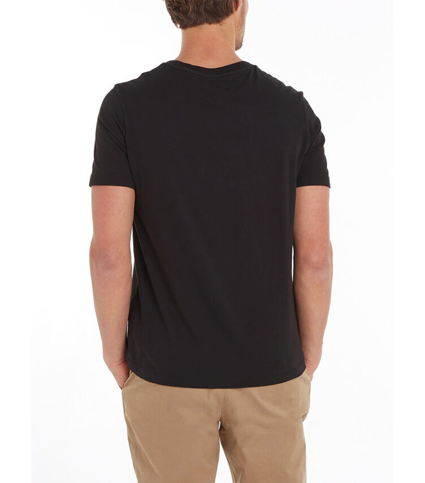 Men's Essential Regular Fit Solid Tee Black