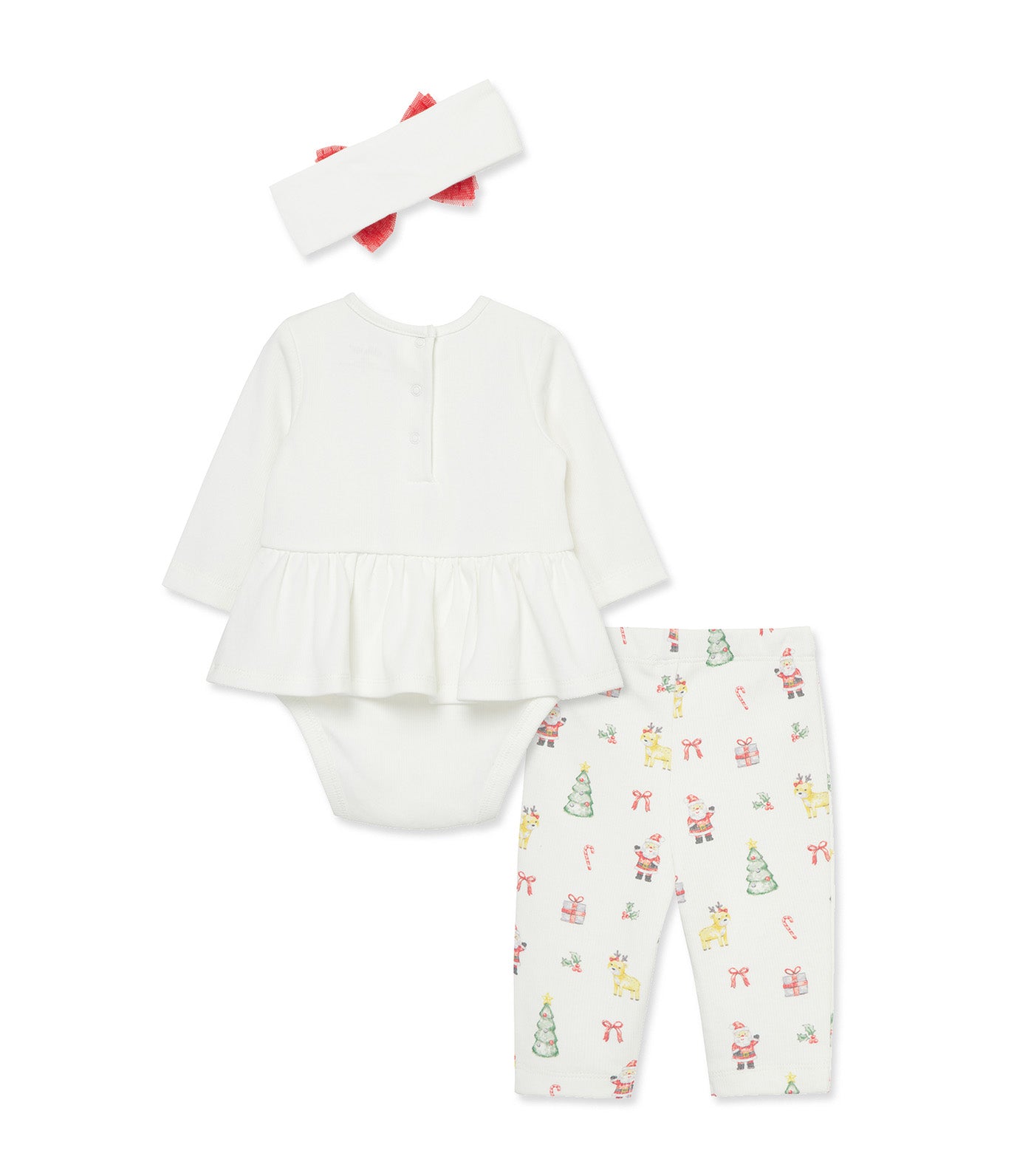 Christmas Bodysuit Set-Headband Multi