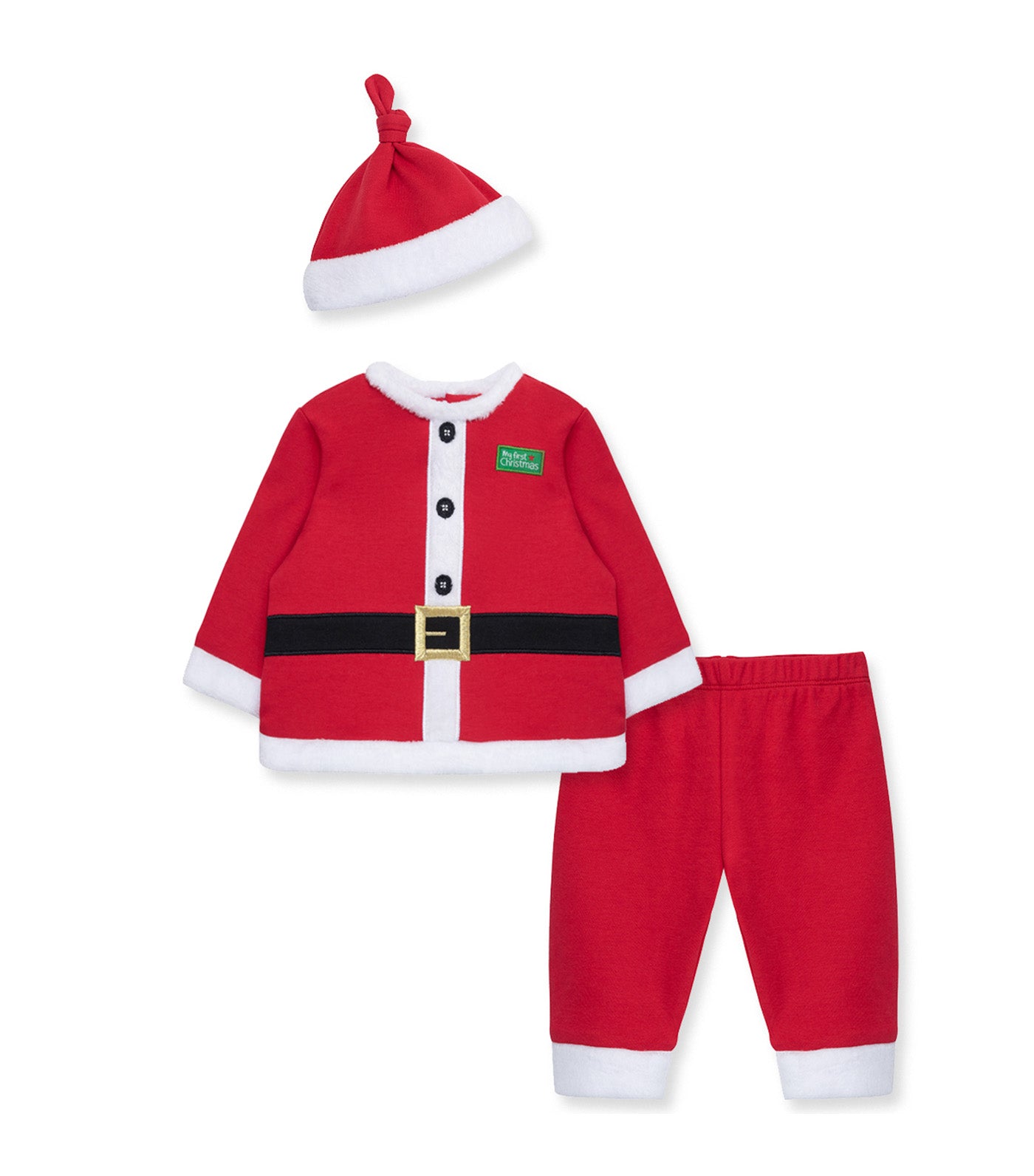 Santa Suit Set and Hat Red