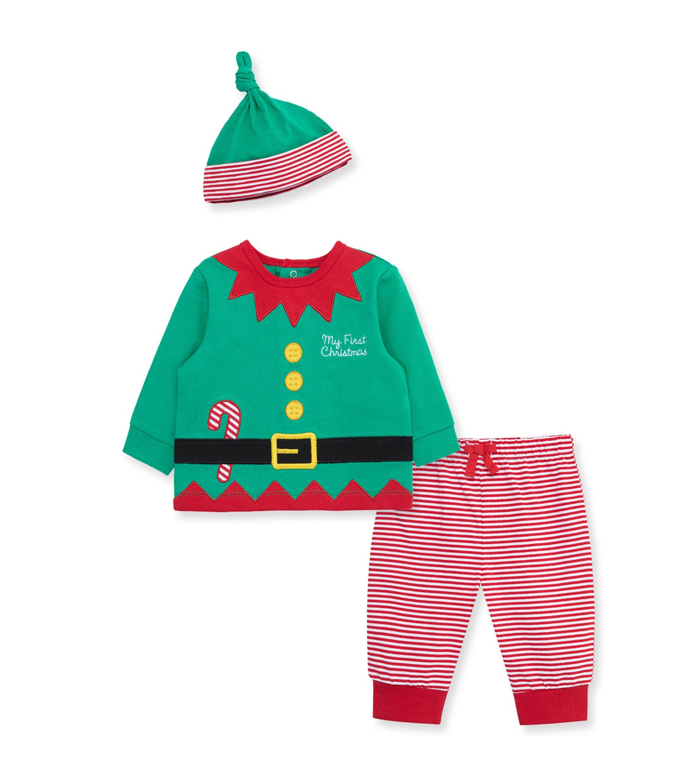 Elf Jogger Set and Hat Red