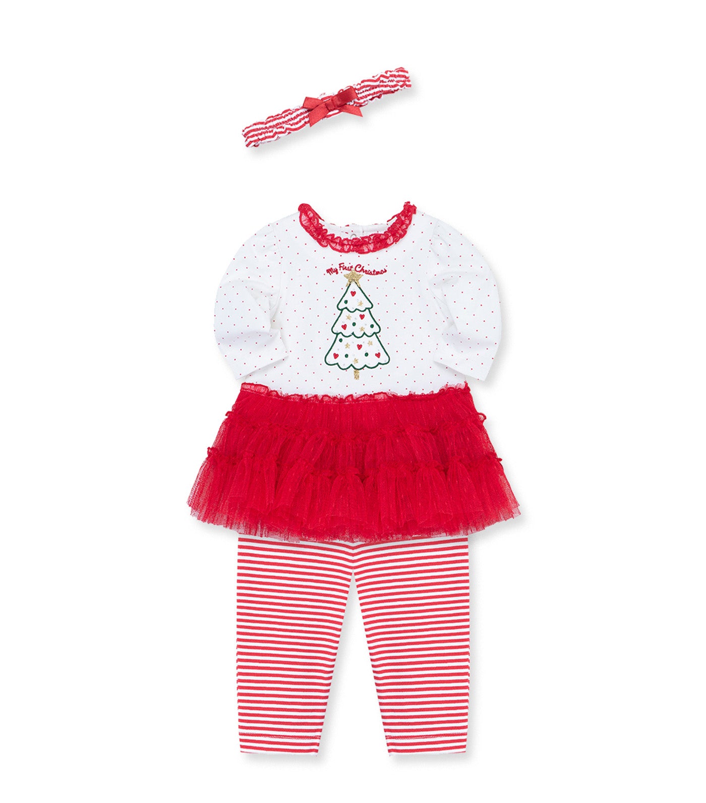 Sparkle Tree Dress & Headband Set