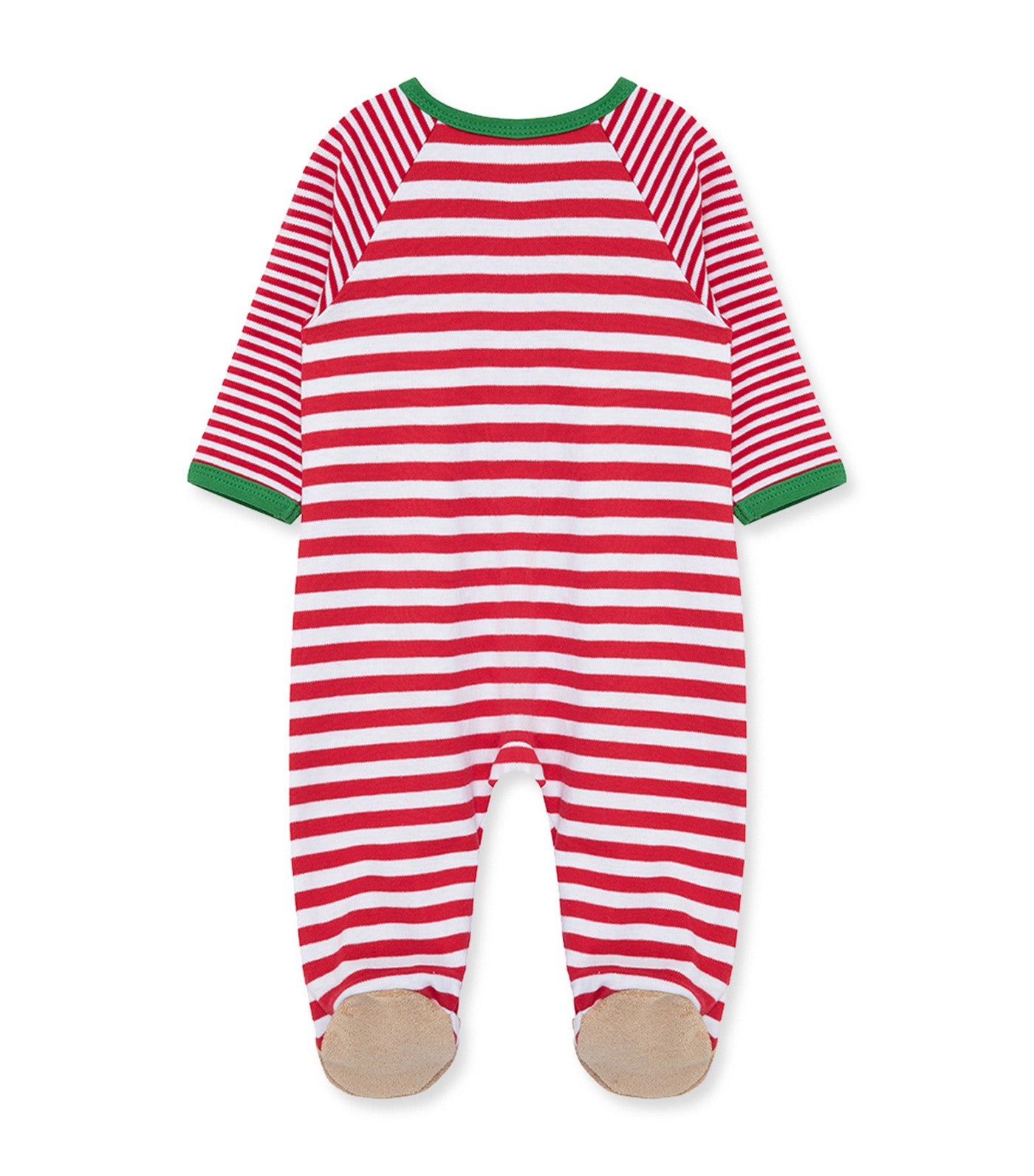 Reindeer Stripe Footie