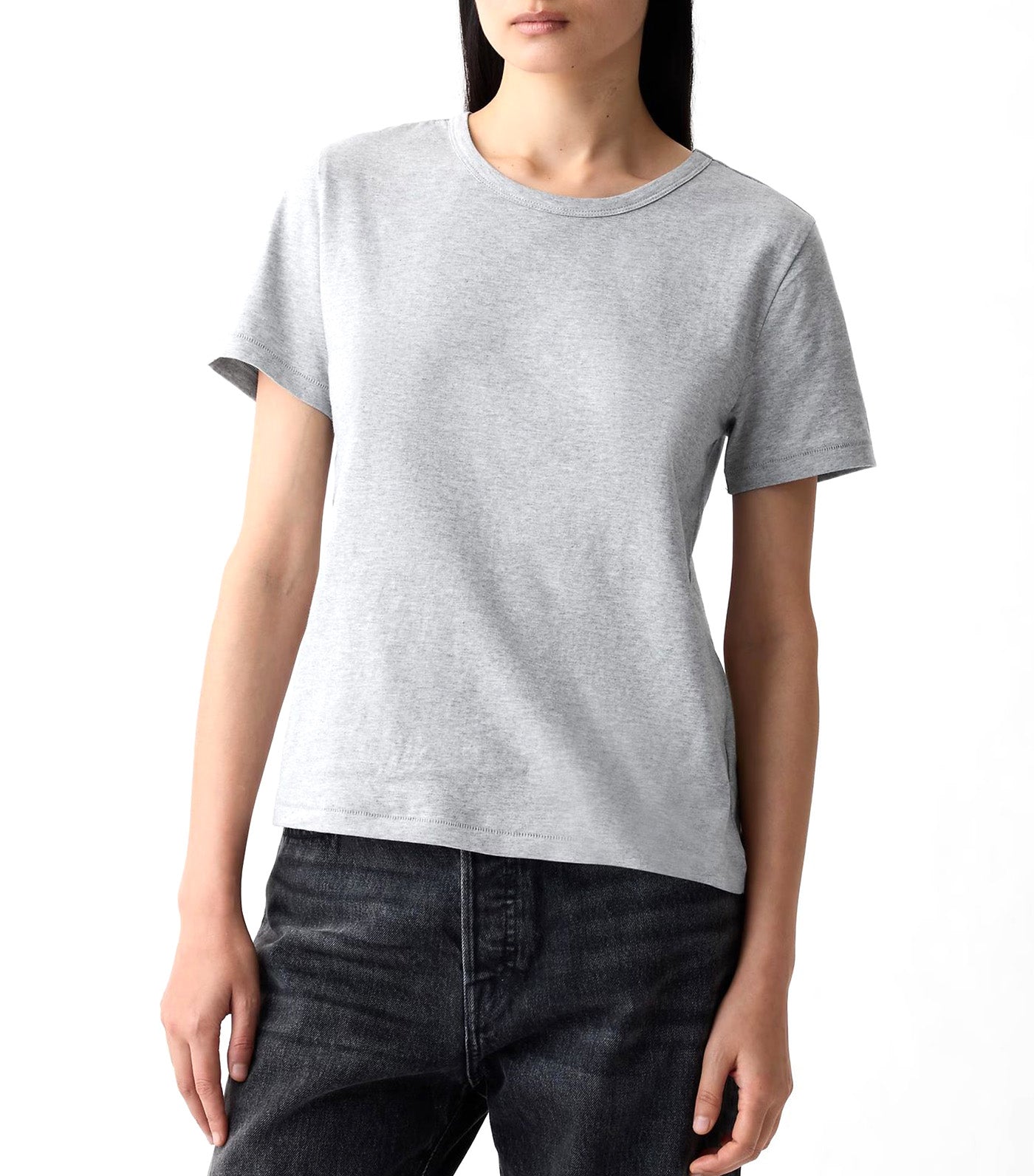 Organic Cotton Vintage T-Shirt Heather Gray