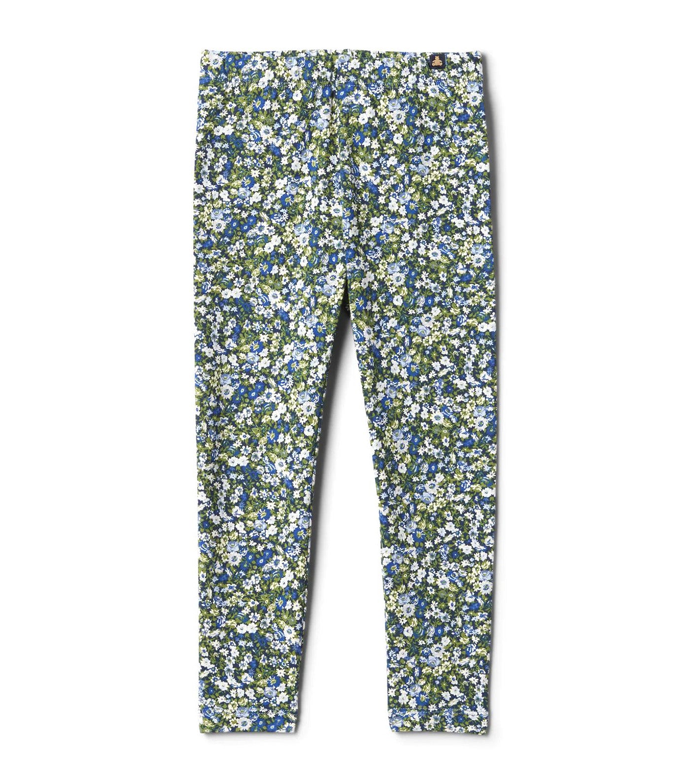 Toddler Mix and Match Leggings Tonal Blue Floral