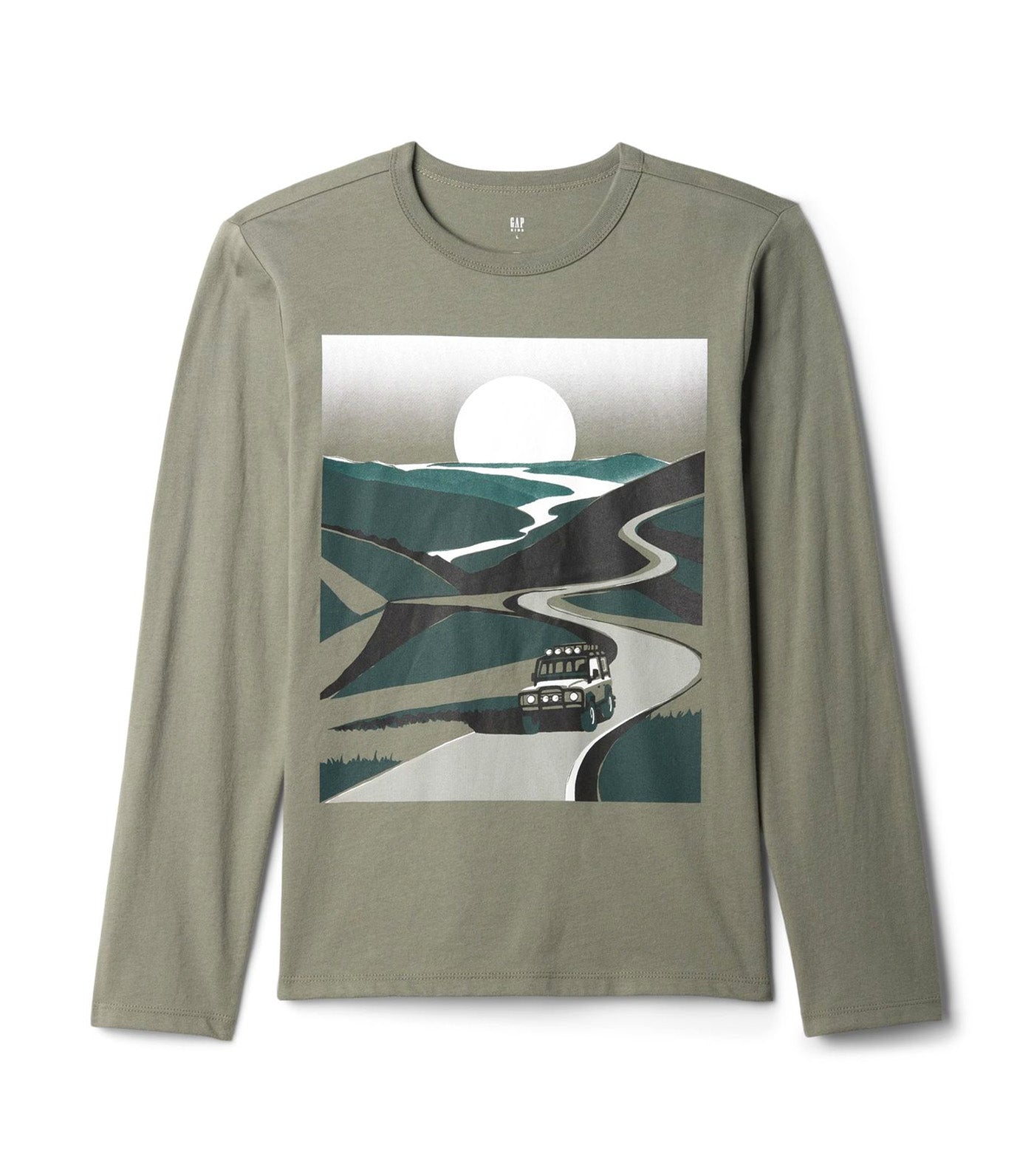 Graphic T-Shirt Mesculen Green