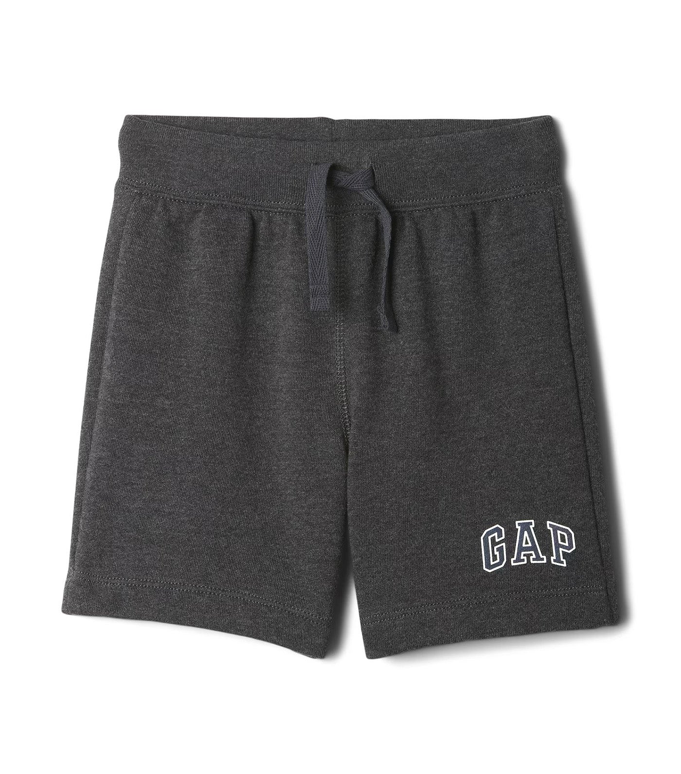 Toddler Logo Pull-On Shorts Charcoal Heather Gray