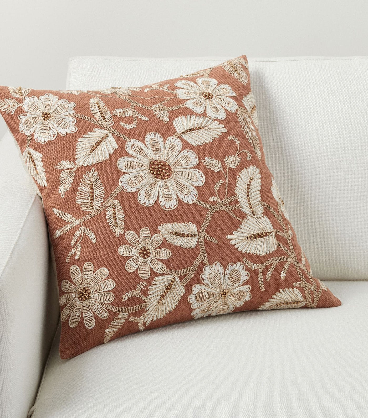 Corin Embroidered Pillow Cover