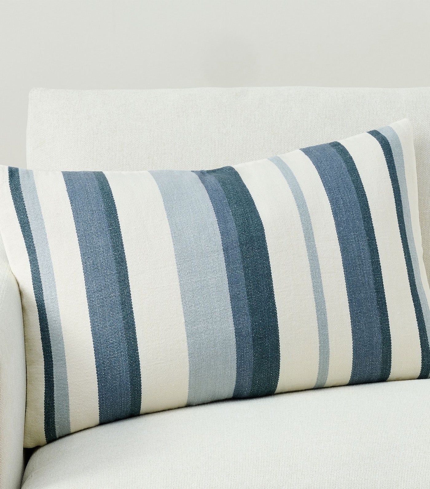 Everyday Linen Striped Lumbar Pillow Cover