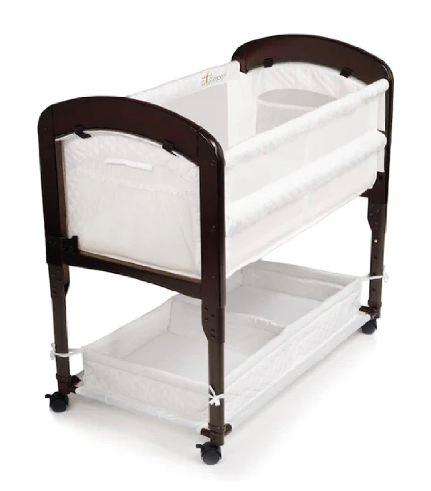 Cambria Co-Sleeper Espresso/White