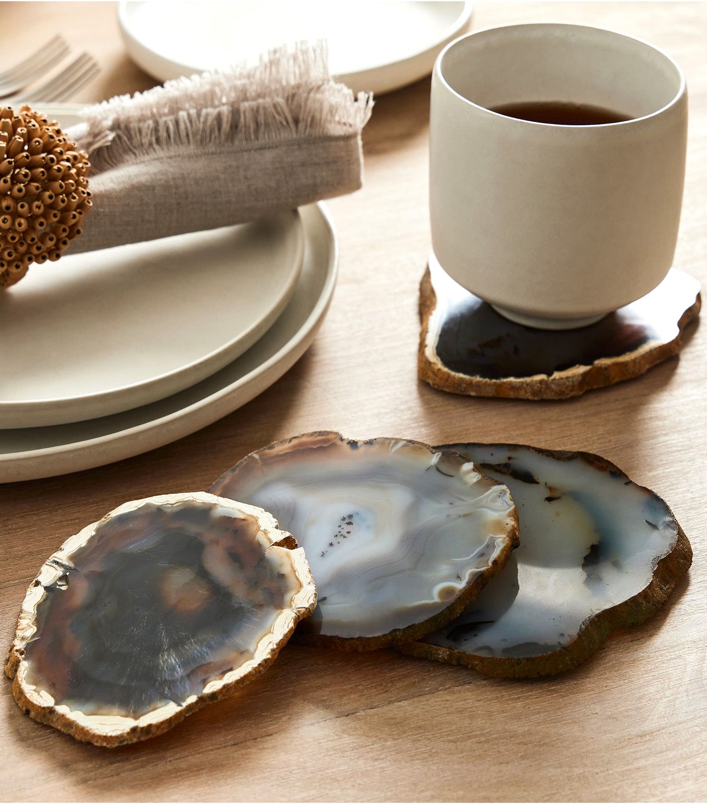 Agate Coasters