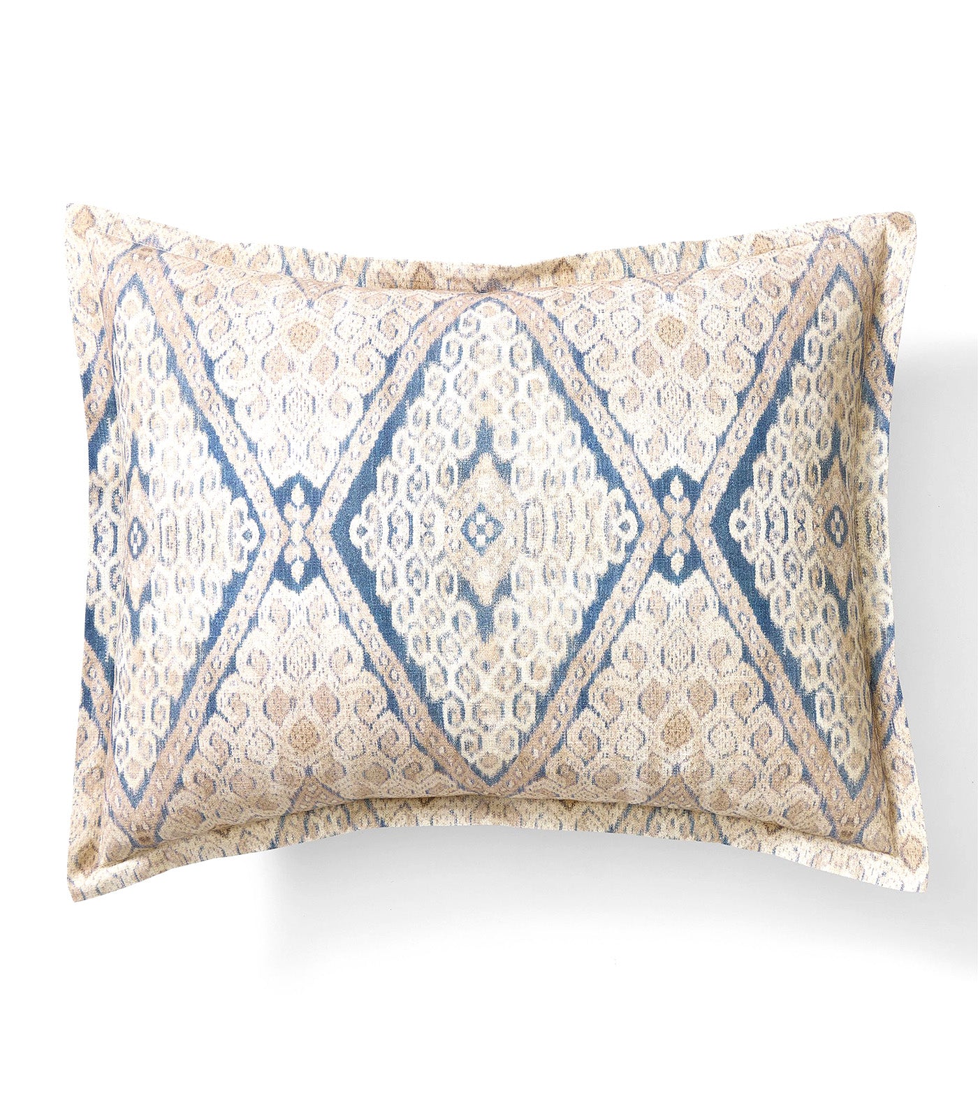 Peyton Ikat Shams Marina Blue