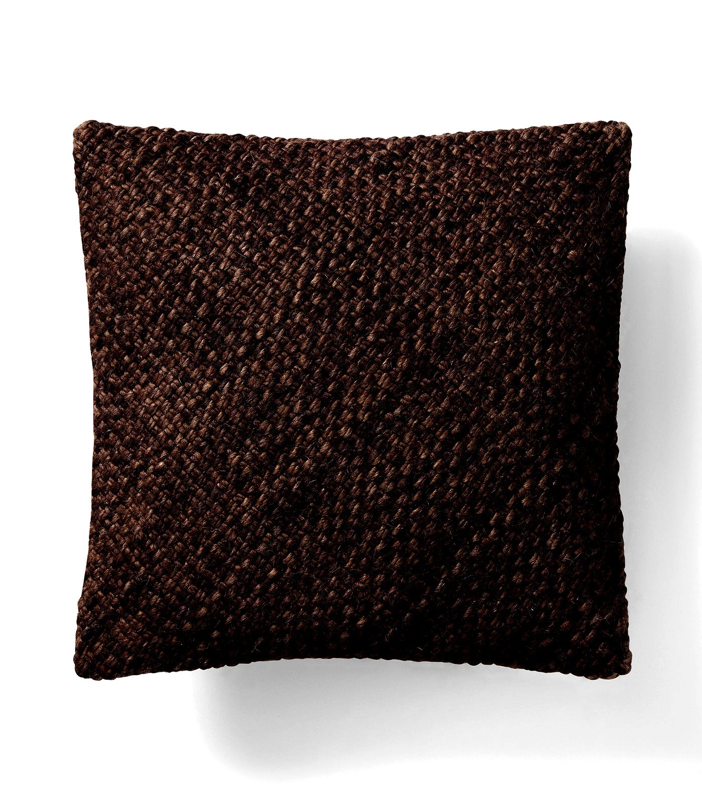 Heathered Basketweave Wool Pillow Cover