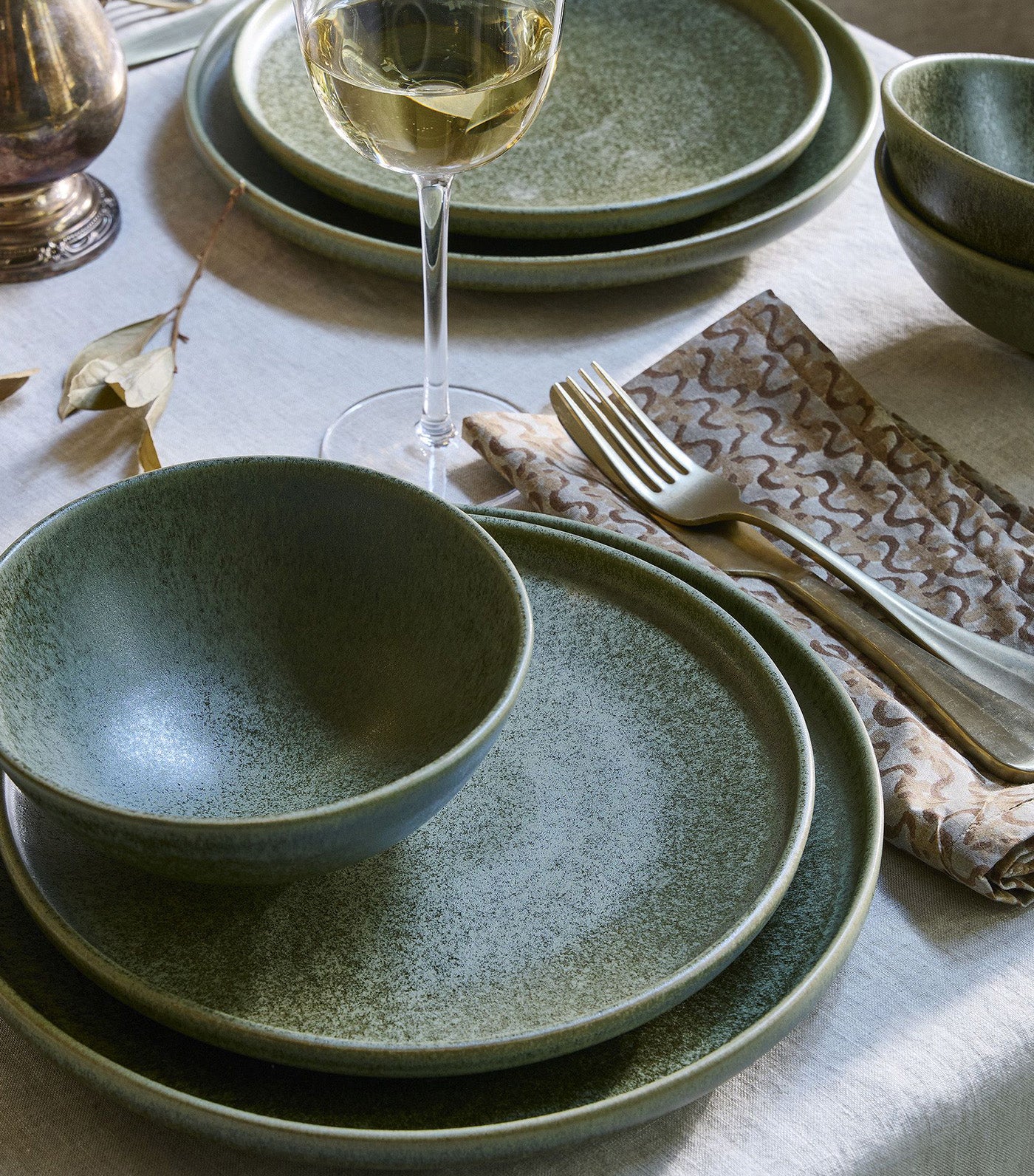 Kanto Stoneware Collection Green