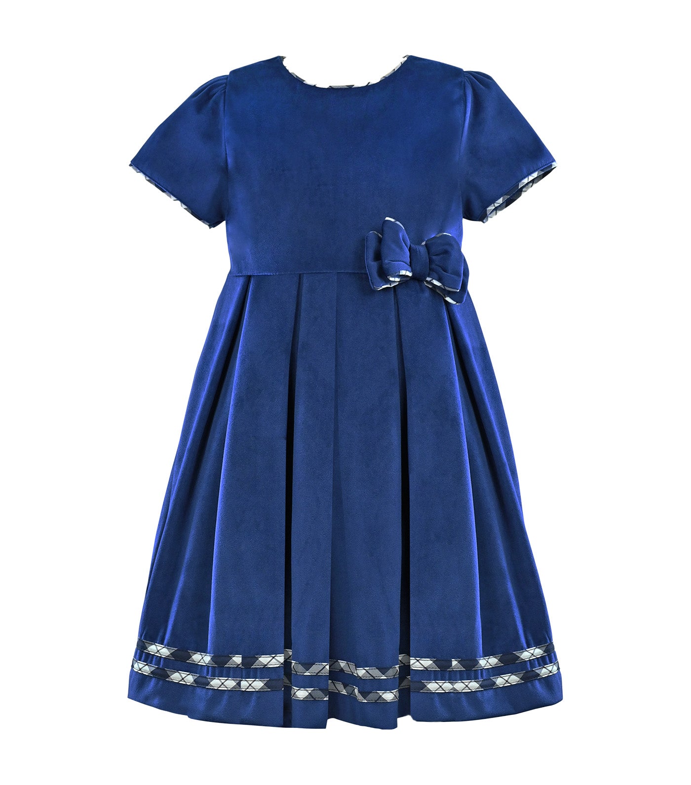Naveah Girls Party Dress Navy Blue